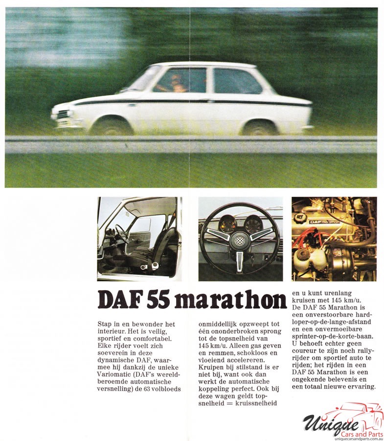 1971 DAF Model Range Brochure Page 3